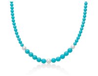 Collana Miluna Donna Terra E Mare in Argento Pasta di turchese PCL6695 - PCL6695